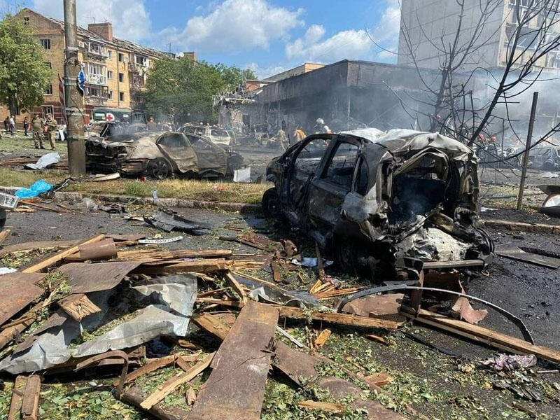 Rusiya Vinnitsa şəhərini raketlə vurdu: 20 nəfər ölüb, 90 nəfər yaralanıb - YENİLƏNİB - VİDEO - FOTO