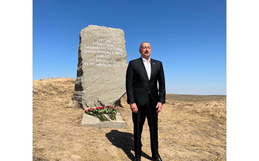 Prezident Qarabağdadır - FOTO