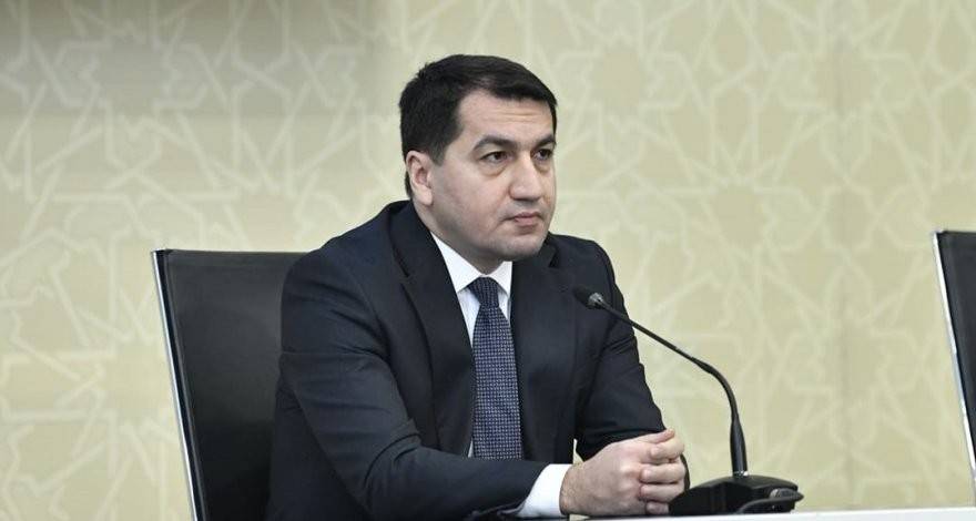 Hikmət Hacıyev Baydenin köməkçisi ilə görüşdü