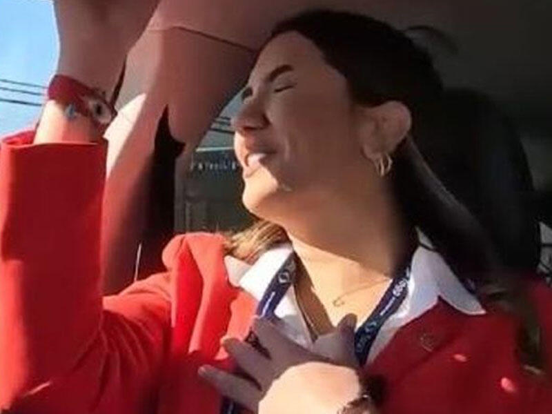 \\\"Togg\\\"un test sürüşündə qorxulu anlar: Fülya Öztürkün halı pisləşdi - VİDEO