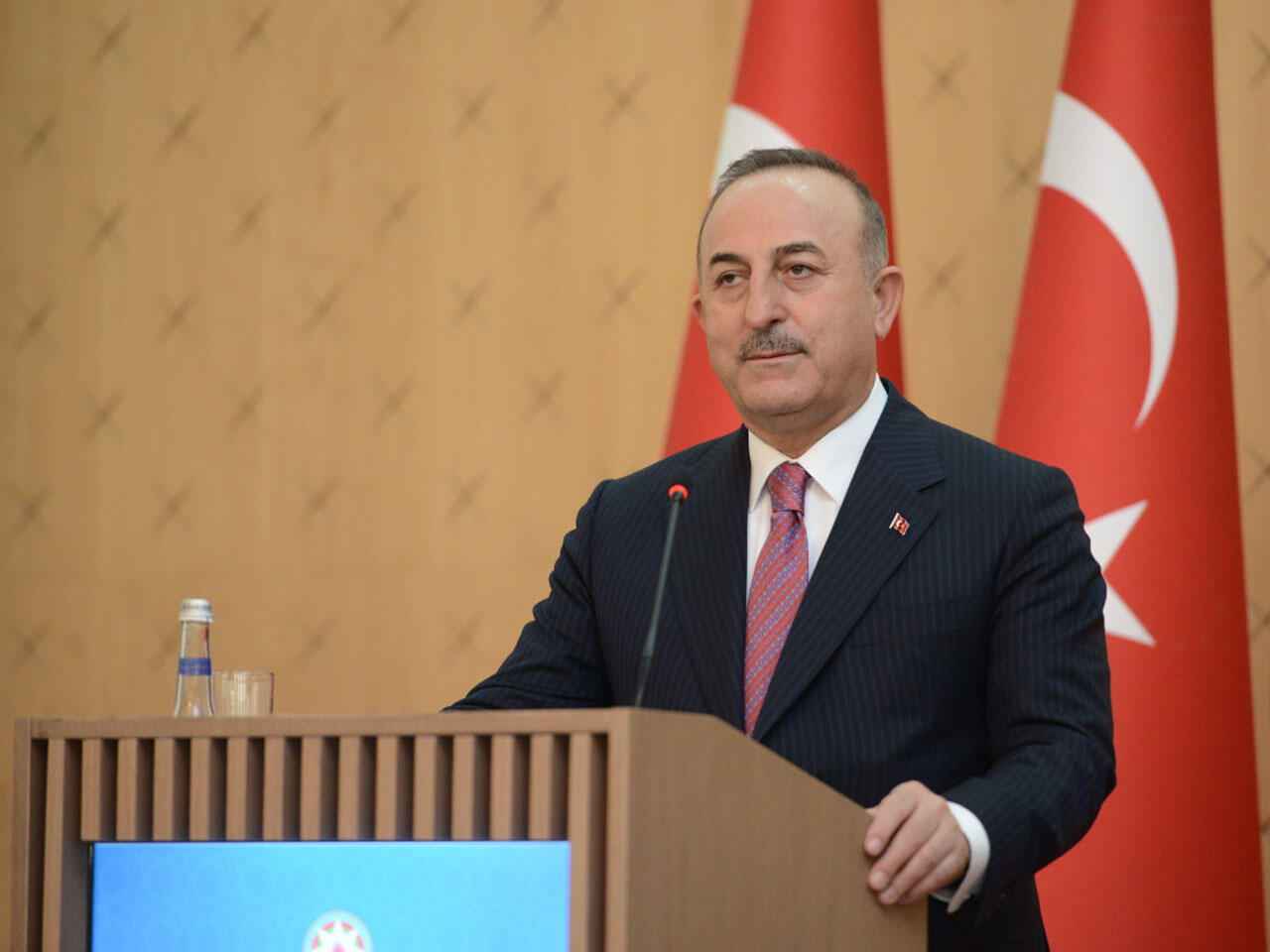 Çavuşoğlu: “Zəfərlərin daim olsun, Can Azərbaycan!” - FOTO