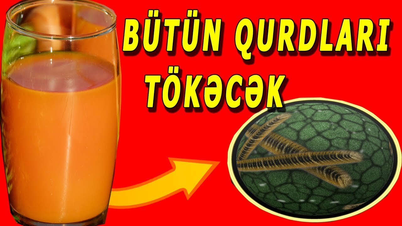 Qarındakı qurdlardan qurtulmağın təbii yolu (VİDEO)