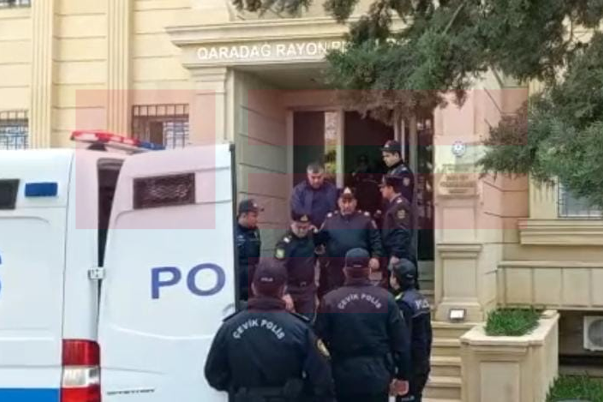 Rəşad Dağlı prokurorluqdan hadisə yerinə aparıldı - YENİLƏNİB - FOTO
