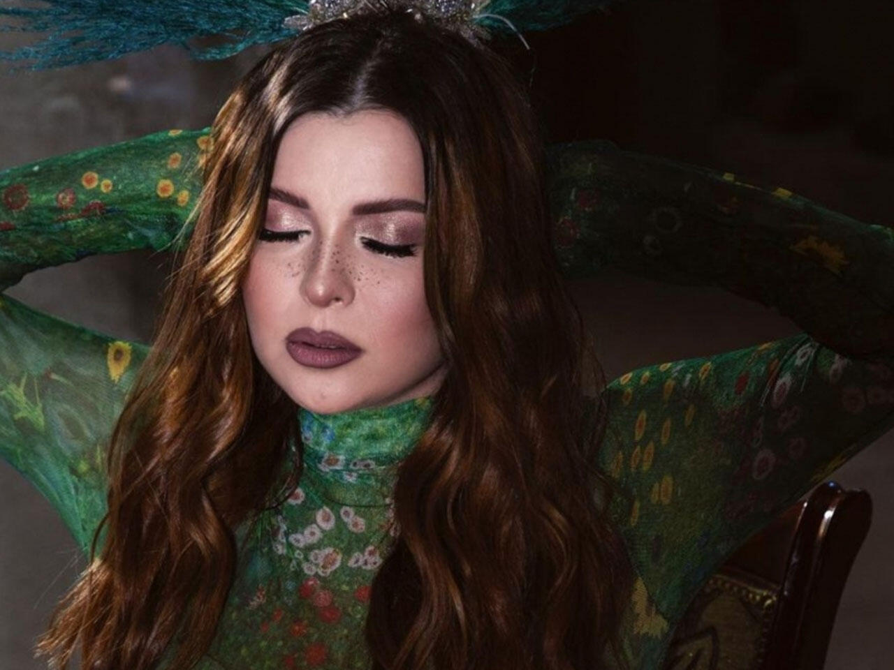 Sevda hamilə halda kamera qarşısına keçdi - FOTO