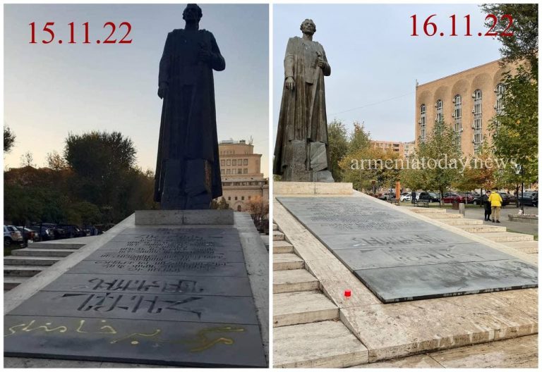 Nijdenin abidəsi üzərində “Xamneyninin ölümü” yazanlar tutulub