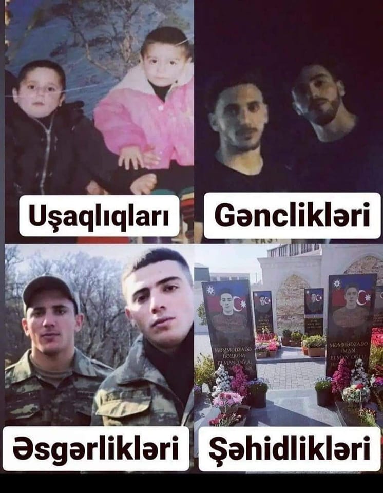 Uşaqlıq, gənclik, əsgərlik, şəhidlik!
