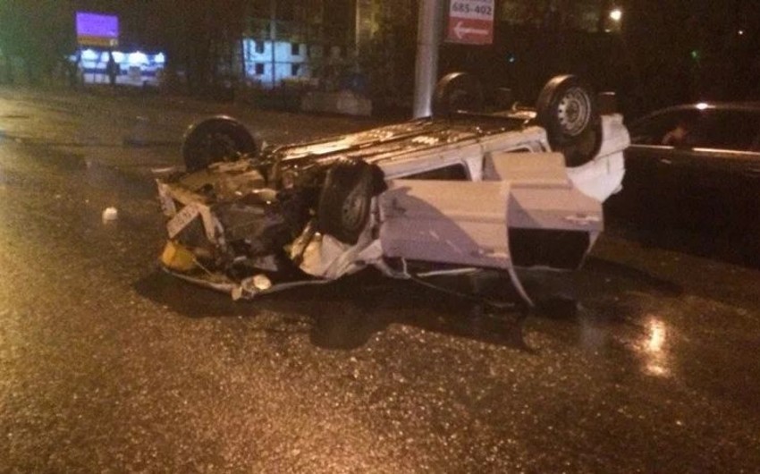 Gəncədə ağır qəza:Yaralılar var