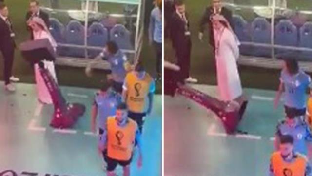Futbolçudan şok hərəkət:Var gücü ilə vurdu - ANBAAN VİDEO