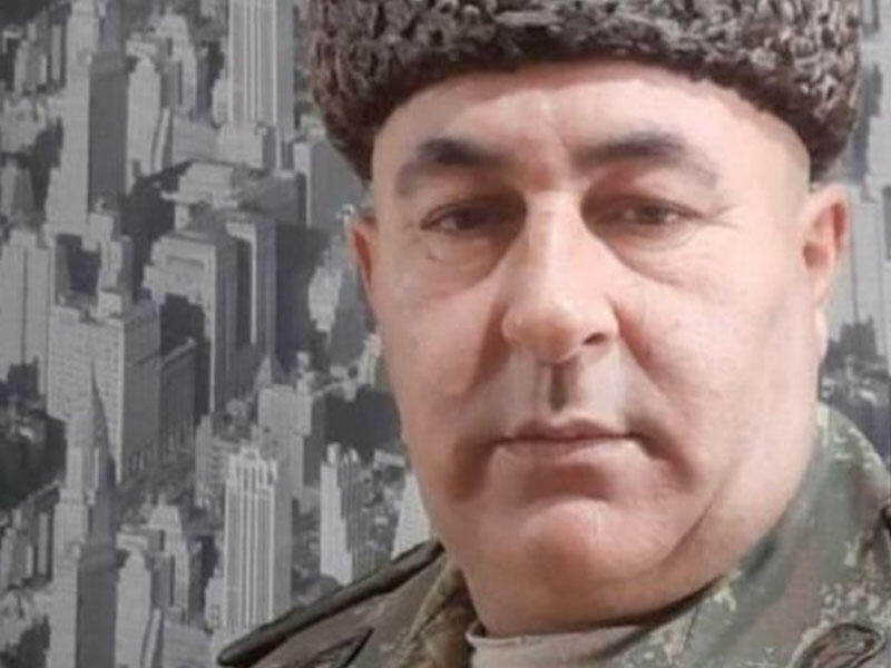 Ehtiyatda olan polkovnik vəfat edib