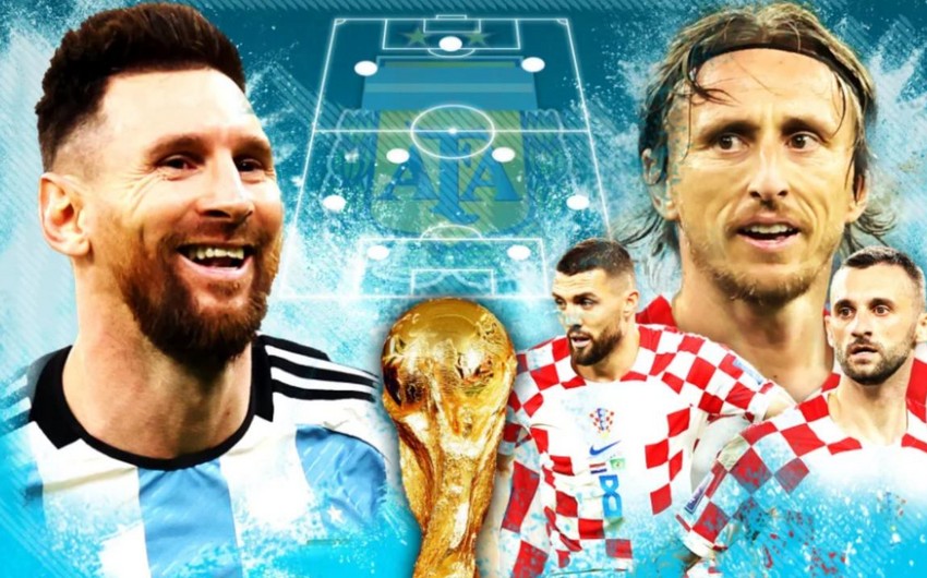 DÇ-2022: Argentina - Xorvatiya oyununda ilk hissə başa çatıb
