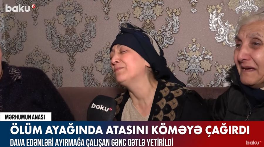 Doğum günündə qətlə yetirilən tələbənin dəfnindən ürəkdağlayan VİDEO