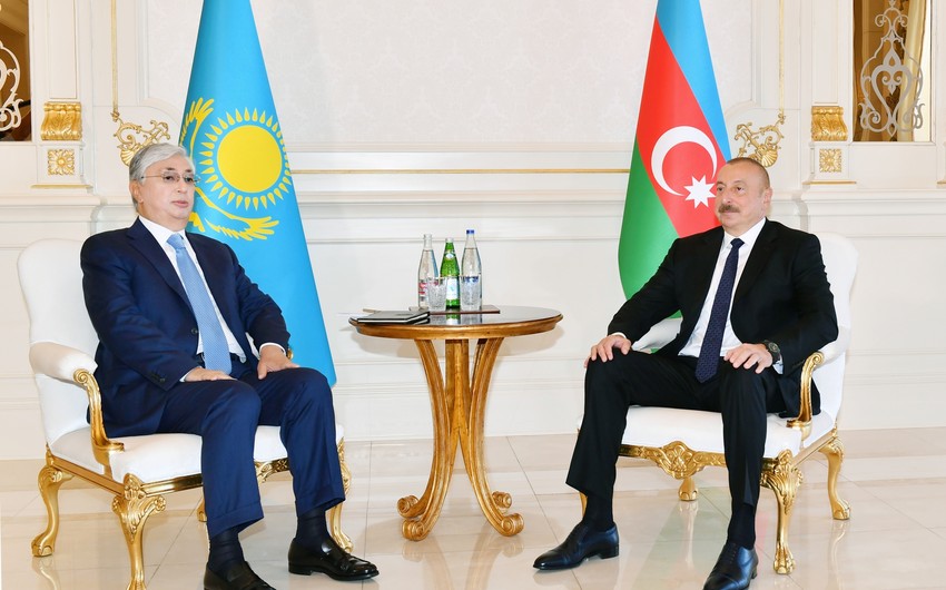 Qazaxıstan Prezidenti Azərbaycan liderinə zəng edib