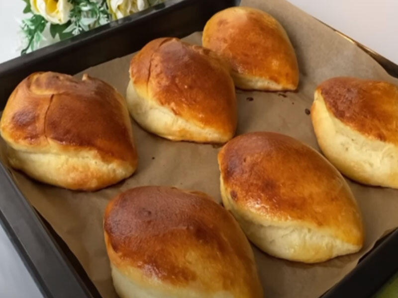 Çox asan hazırlanan və yumşaq bulka resepti - VİDEO