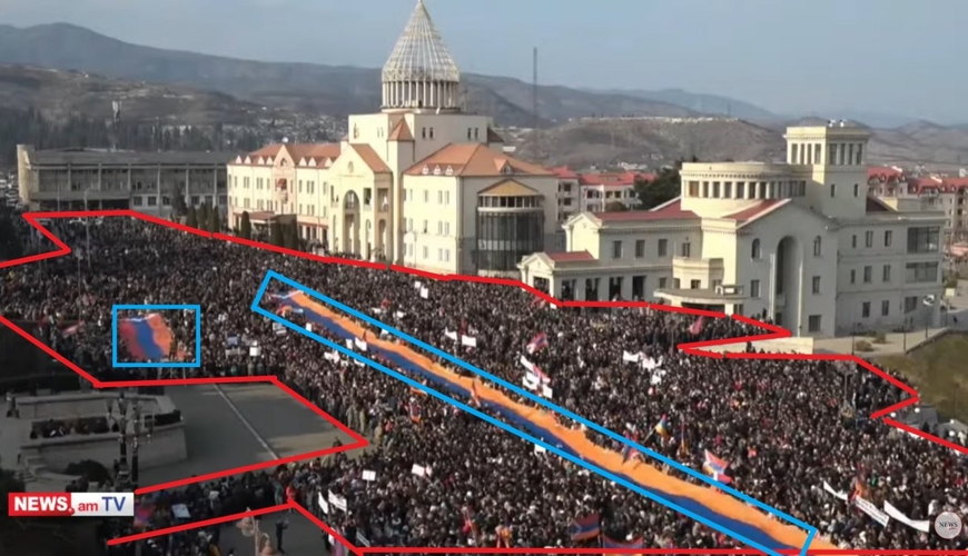 Xankəndidə keçirilən aksiyada əslində neçə nəfər iştirak edib?