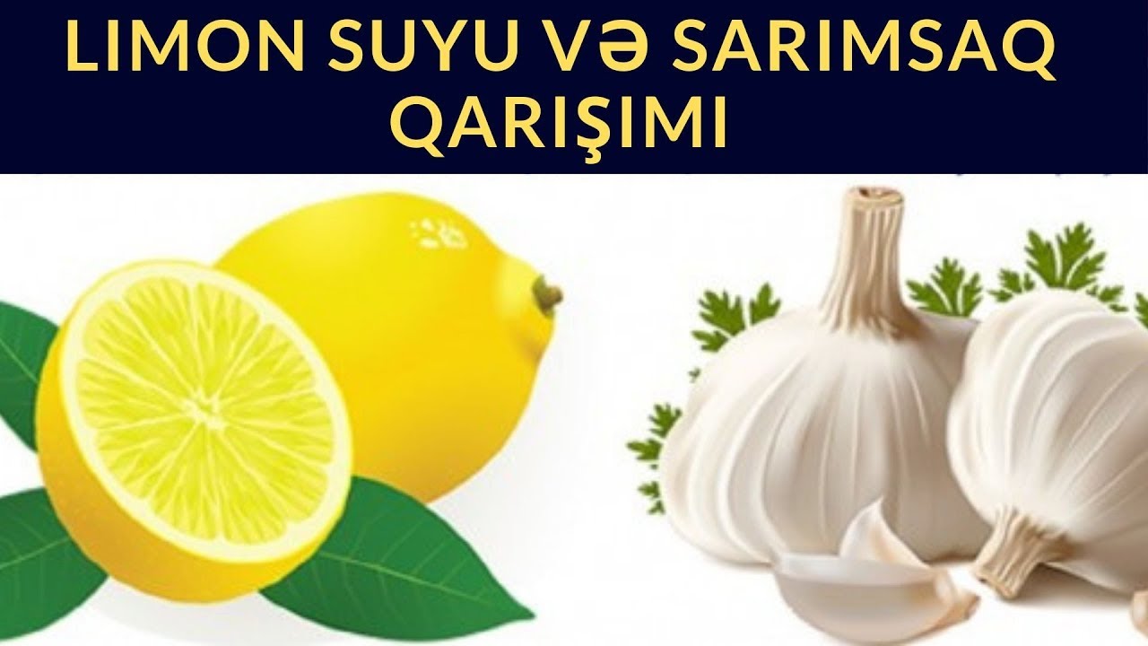 Limon suyuna sarımsaq qatın, 25 gün sonra için - Görün nəyə dərman imiş (VİDEO)