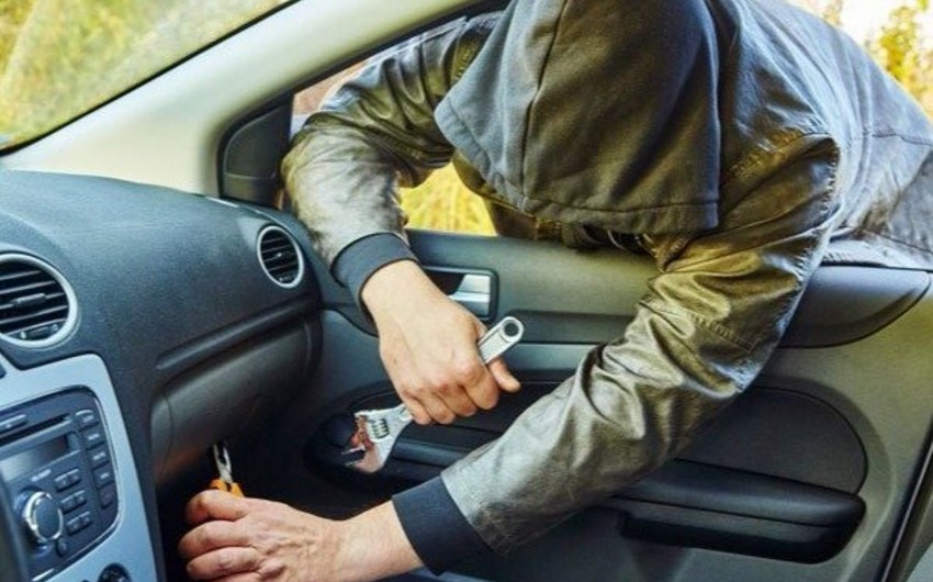 Bakıda “Range Rover”dən oğurluq edən şəxs saxlanılıb