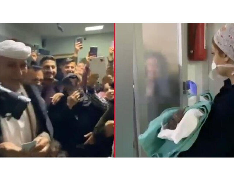 18 il sonra nəsillərində doğulan oğlan uşağını \\\"qoşun\\\"la qarşıladılar - VİDEO