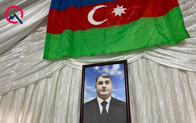 Şəhid Orxan Əsgərovla vida mərasimi - Canlı