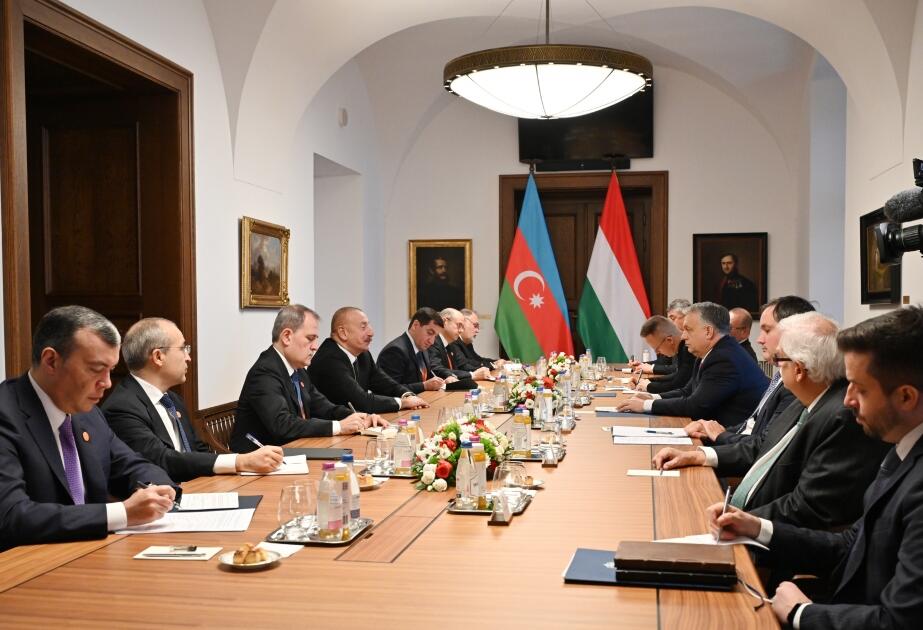 İlham Əliyev: Qarabağ bölgəsində yenidənqurma işlərində macar şirkətlərini görməyi ümid edirik