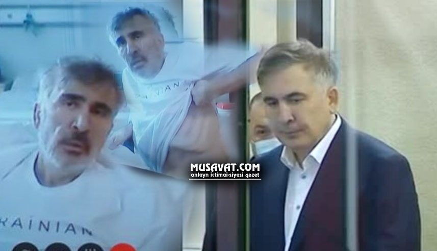 Saakaşvili tanınmaz halda - ŞOK GÖRÜNTÜLƏR