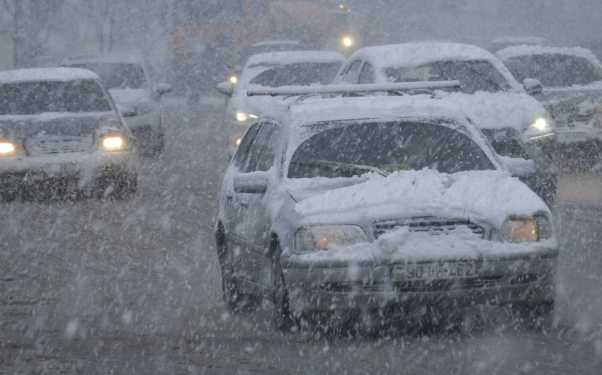 Bakıda və rayonlarda qar yağacaq, temperatur 8-10 dərəcə aşağı enəcək - XƏBƏRDARLIQ