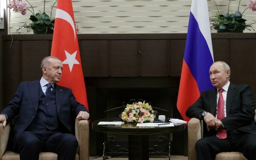 Rusiya və Türkiyə prezidentləri telefonla danışıb