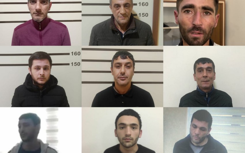 9 nəfər saxlanılıb