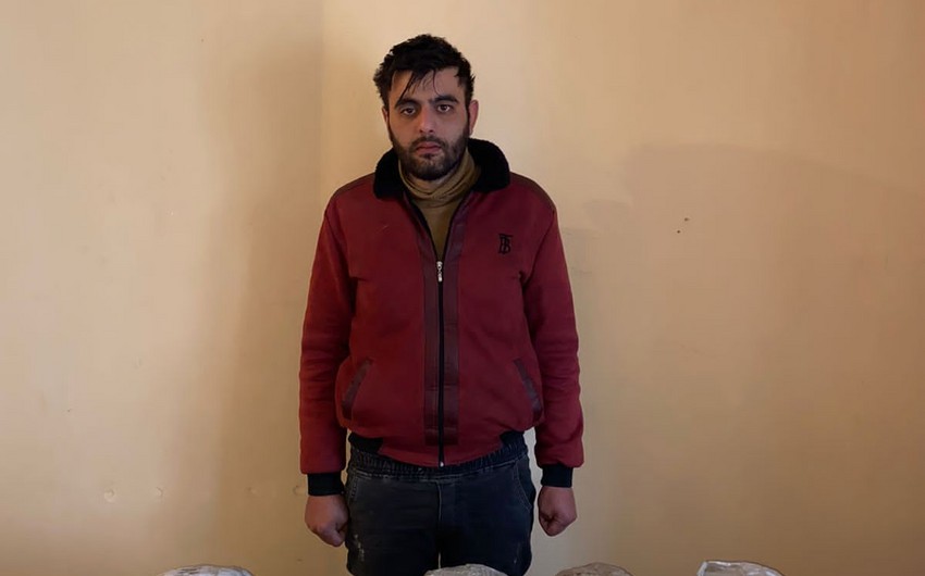 İrandan Azərbaycana narkotik gətirən şəxs saxlanılıb