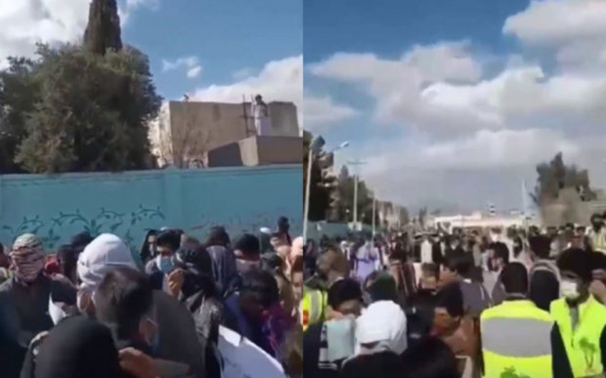 Tehranda əlilliyi olan şəxslər etiraz aksiyası keçirib