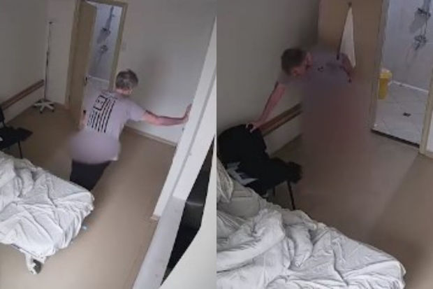 Saakaşvilinin klinikadan videosu yayıldı