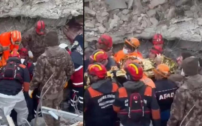 278 saat sonra dağıntılar altından bir nəfər xilas edilib
