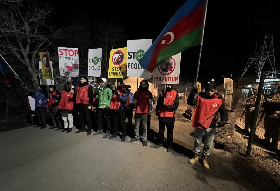 Laçın-Xankəndi yolu: Ekoaksiya davam edir