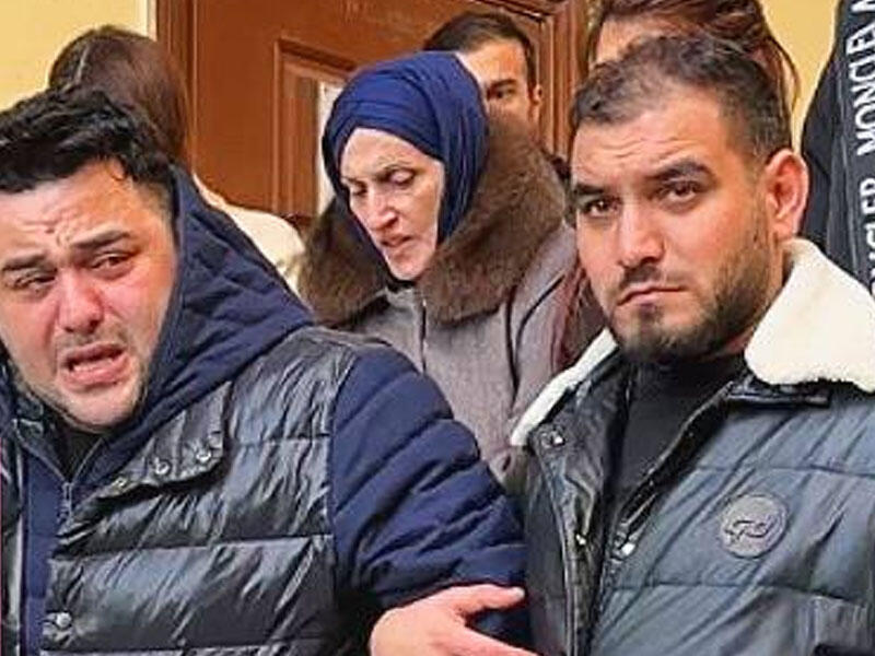 Ramiz Novruzov son mənzilə yola salınarkən oğlu Cavidanın halı pisləşdi - VİDEO