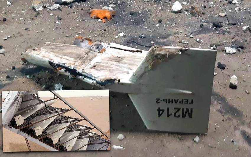 Ukrayna ərazisində İranın 610 kamikadze dronu məhv edilib