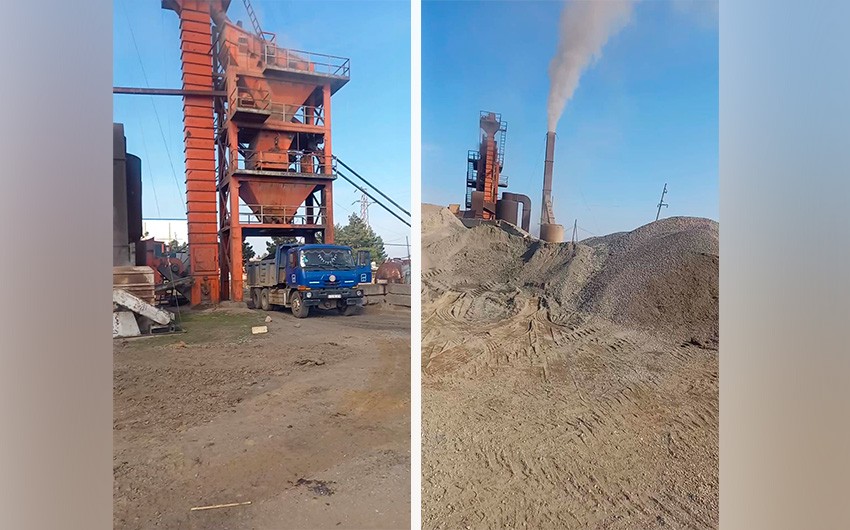 Havanı çirkləndirən asfalt-beton zavodunun rəhbəri cəzalandırılıb