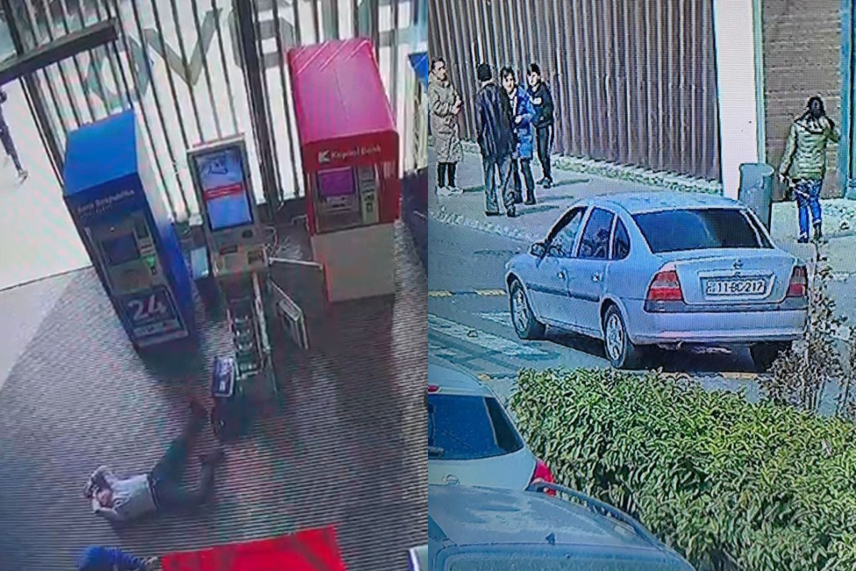 Hipermarketə silahlı hücumda yaralanan digər şəxs görün kim imiş