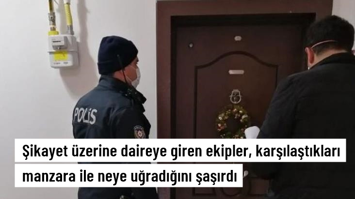 Pis qoxu gələn mənzilə girən polislər gördüklərindən şoka düşdülər  - FOTOLAR