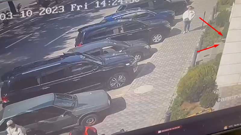 Bakıda atışma belə baş veribmiş - HƏR ŞEY GİZLİ KAMERAYA DÜŞDÜ