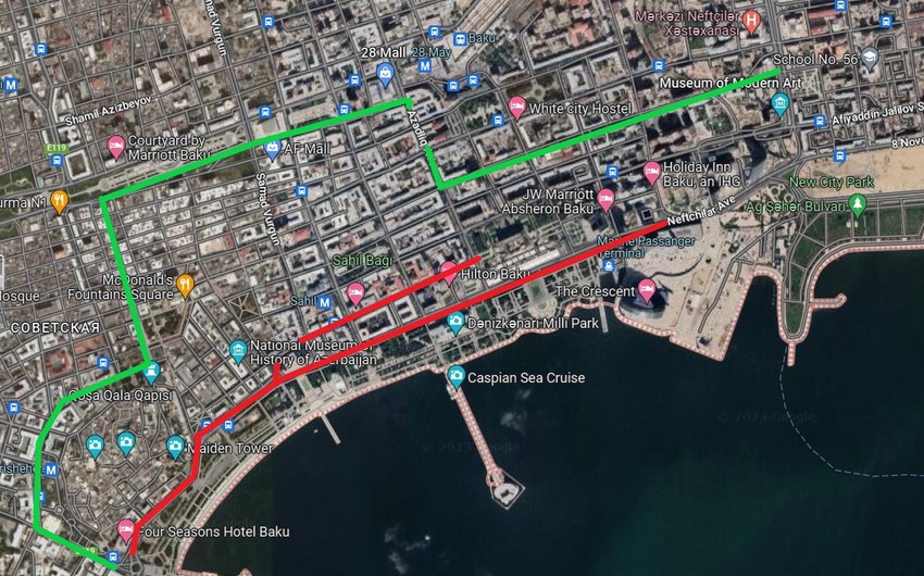 Bu yol bağlanır  -  DİQQƏT!