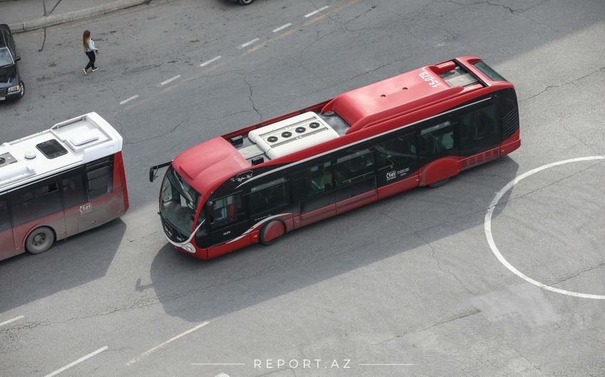 Bakıda 17 marşrut xətti üzrə avtobusların hərəkət sxemi dəyişdiriləcək