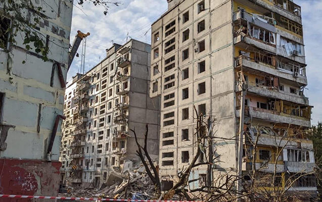 Rusiya Zaporojye vilayətinə ondan çox hava zərbəsi endirib