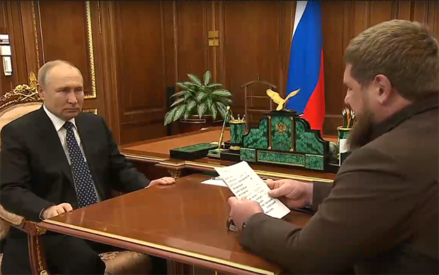 Putin Kadırovla görüşdü