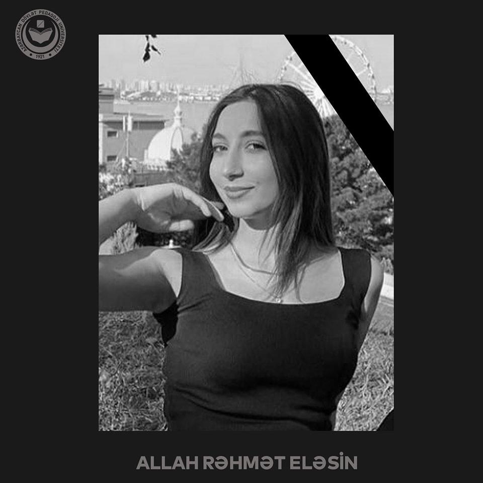 İntihar edən tələbə qızla bağlı ÜRƏKDAĞLAYAN MƏLUMAT