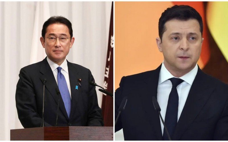 Zelenski Yaponiyanın Baş naziri ilə görüşüb
