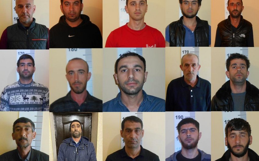 Ağdaş polisi əməliyyat keçirib, 15 nəfər saxlanılıb