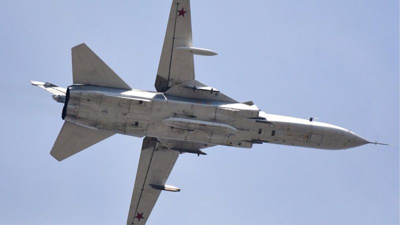 Ukraynalılar Baxmut üzərində rus bombardmançı təyyarəsini vurublar