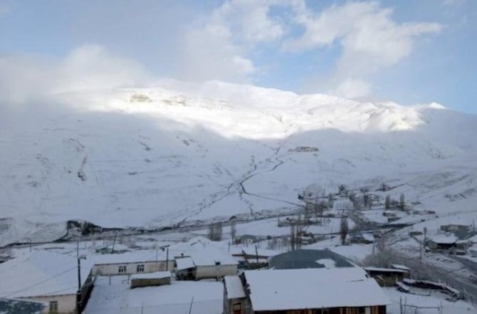 Qrıza 21 sm qar yağıb - Faktiki hava