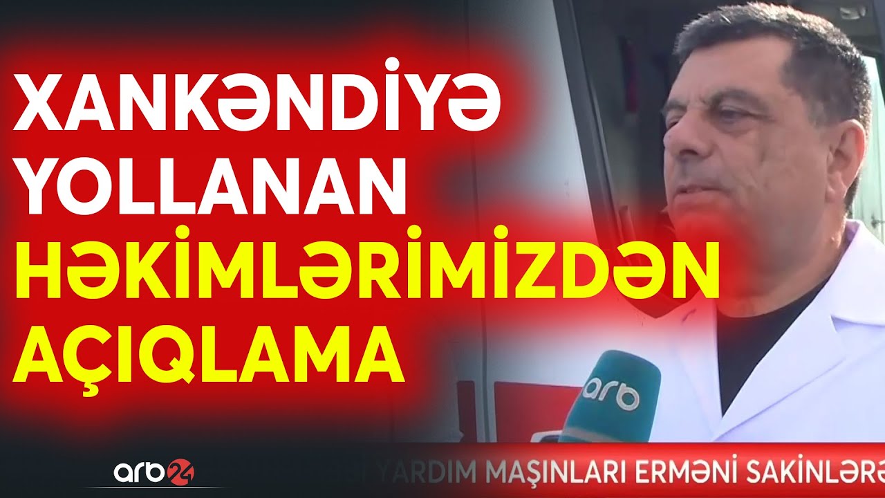 Azərbaycan həkimləri Xankəndinə getdi  - VİDEO