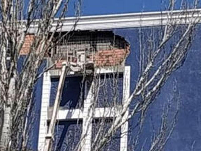 Bakıda yeni inşa edilən binanın lift şaxtası çökdü: Sakinlər təlaş içindədirlər - FOTO