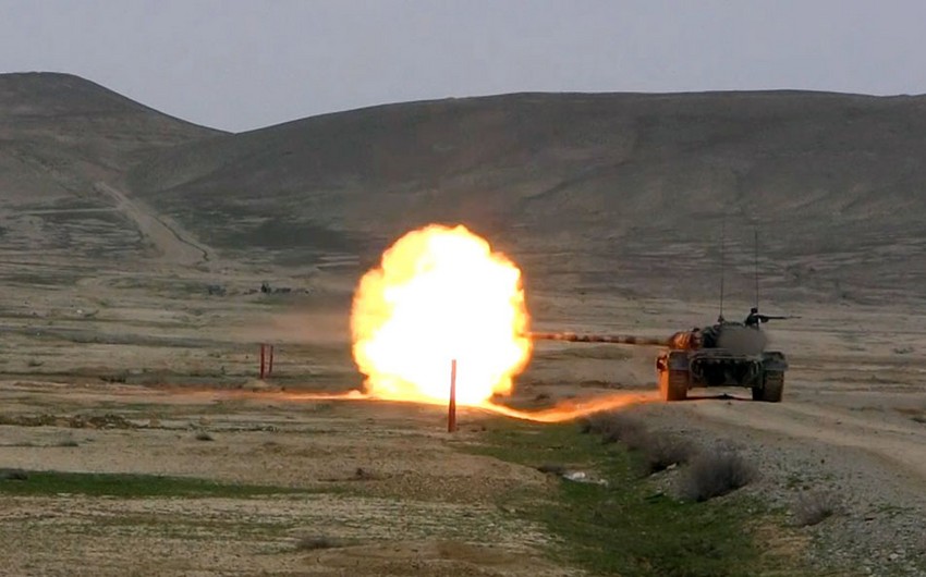 Müdafiə Nazirliyi məlumat yaydı:Tanklarımız...(VİDEO)